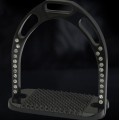 Aluminum Stirrup With Crystal 