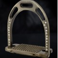 Aluminum Stirrup With Crystal 